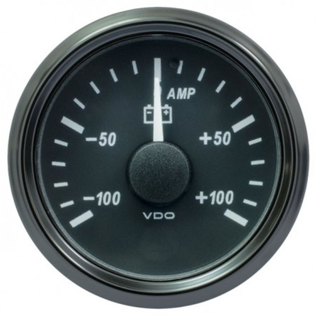 VDO SingleViu Ammeter Gauge 100A Black 52mm